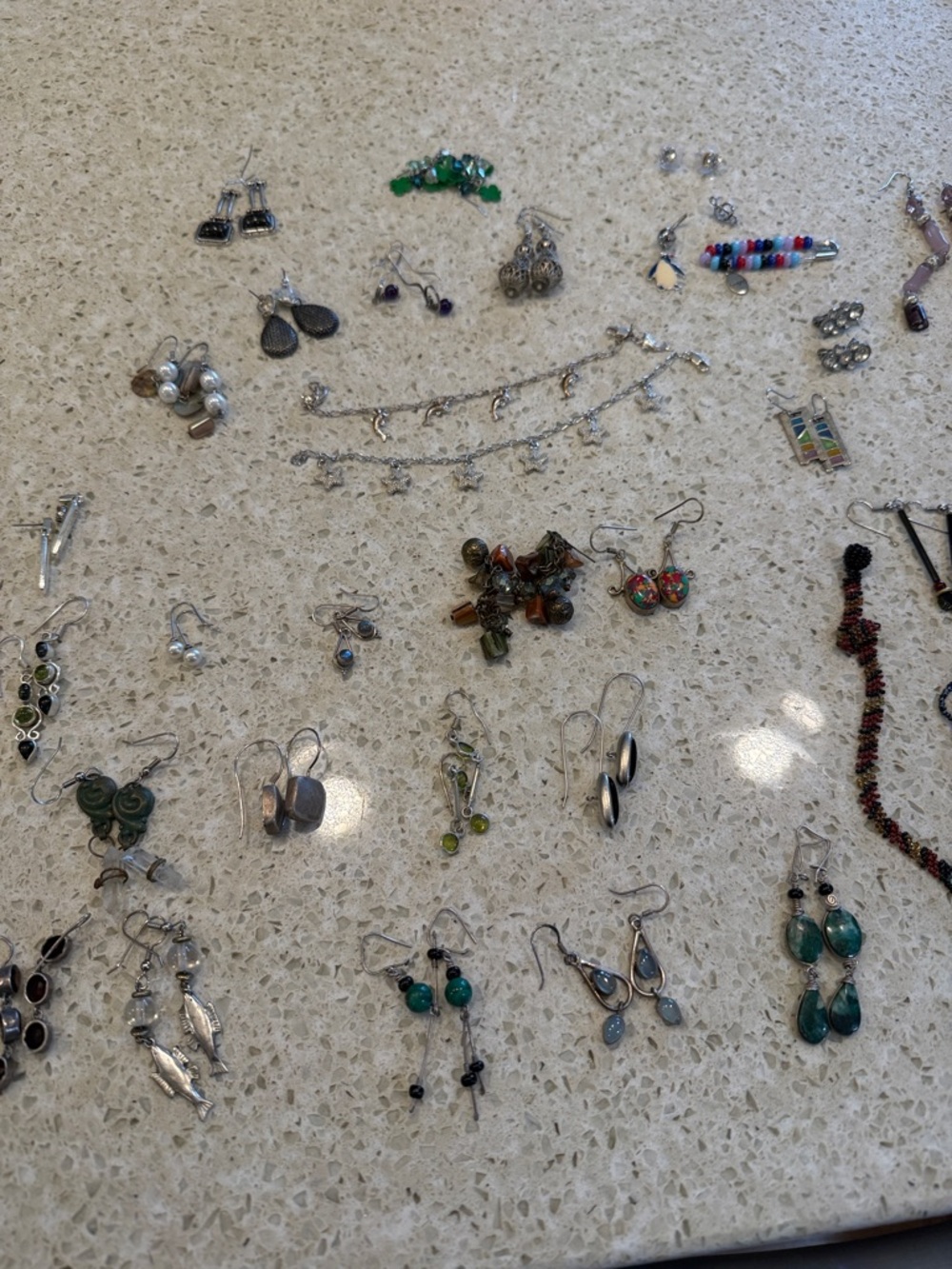 Assorted Women's Earrings and Bracelets